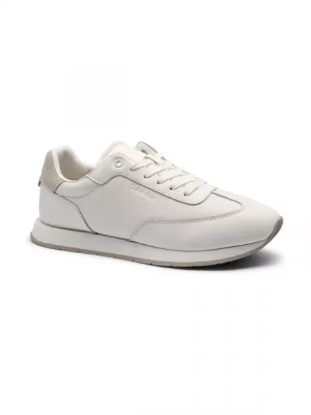 Calvin Klein De piele sneakers alb