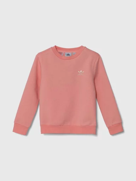 Adidas Originals Dětská mikina CREW růžová