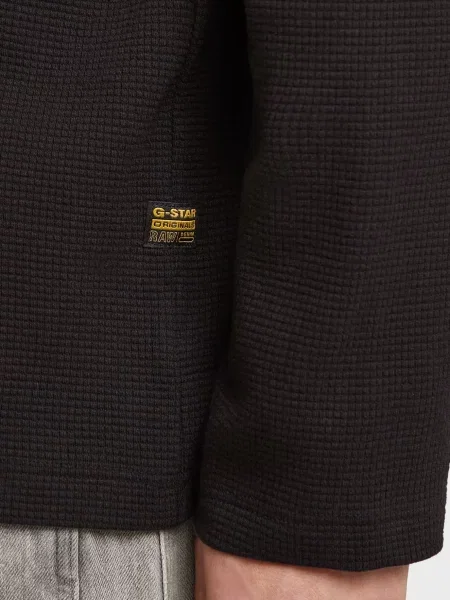 Лонгслів G-star Raw а-силуету чорний