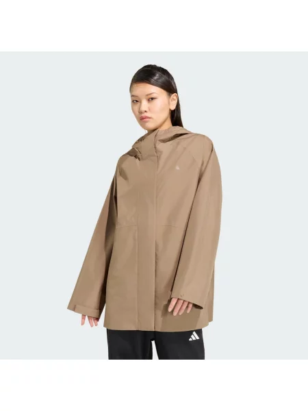 PARKA PRZECIWDESZCZOWA ESSENTIALS czarna