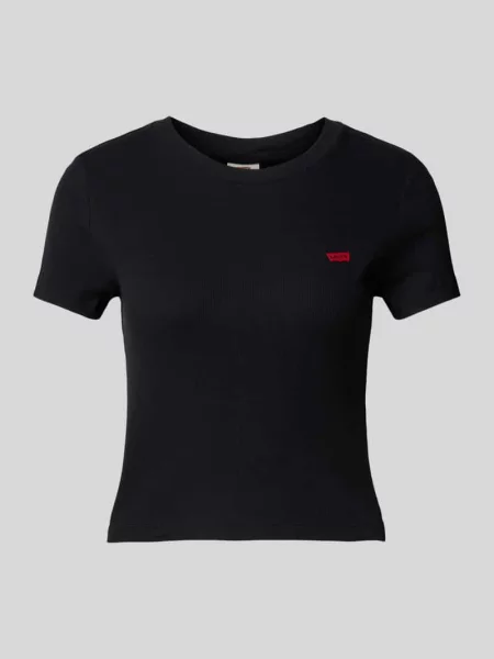 T-shirt z naszywką z logo Levi's czarna