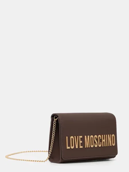 Geantă LOVE MOSCHINO maro