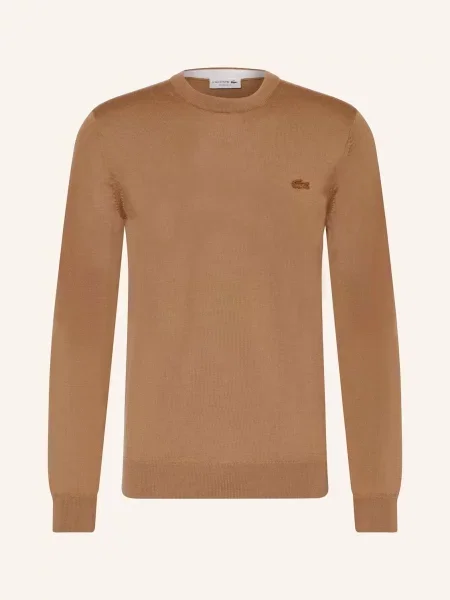 Lacoste Sweter braun beżowy