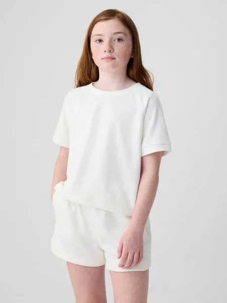 GAP Mikina šedobiela biela