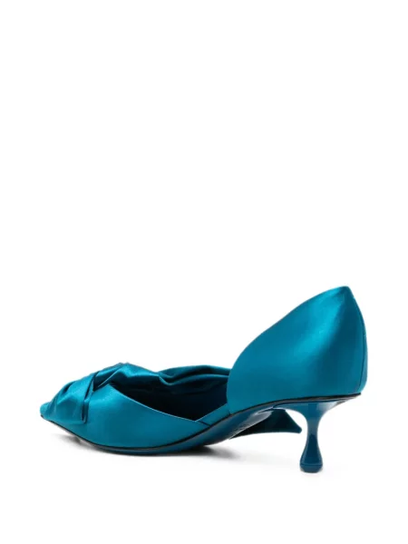 Pantofi cu toc Jimmy Choo cu funde albastru