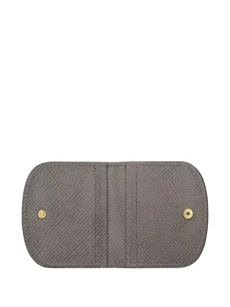 Portofel Longchamp din piele gri