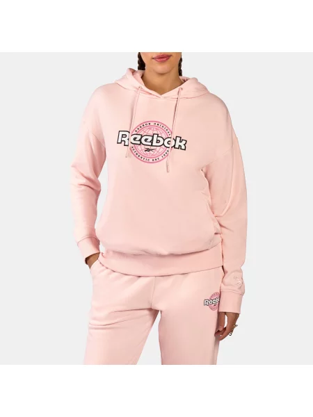 Reebok Bluza z kapturem World Women'sunisex Pure Pink Size: różowa