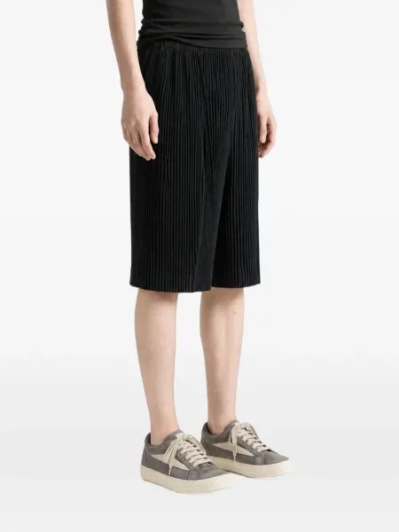 Шорти Homme Plissé Issey Miyake черно