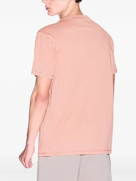 Majica Armani Exchange s autogramom narančasta
