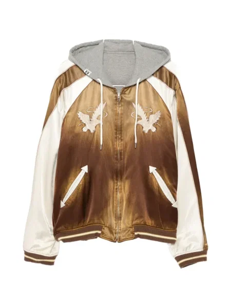 Geacă Maison Mihara Yasuhiro cu broderie gri