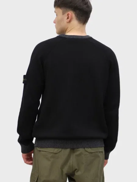 Свитшот Stone Island с камнями черный