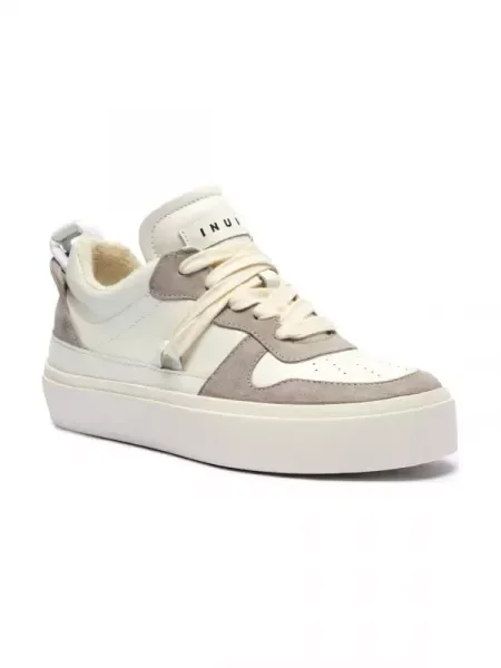INUIKII Skórzane sneakers COLETTE gri