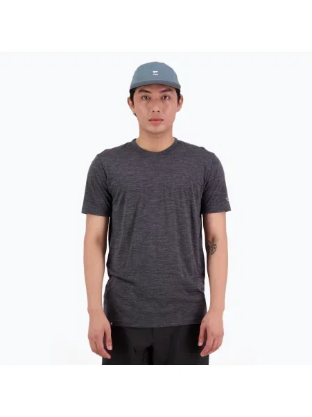 Férfi thermo póló Mons Royale Zephyr Tencel smoke. Méret: S szürke