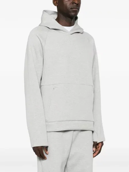 Hanorac cu glugă Calvin Klein gri