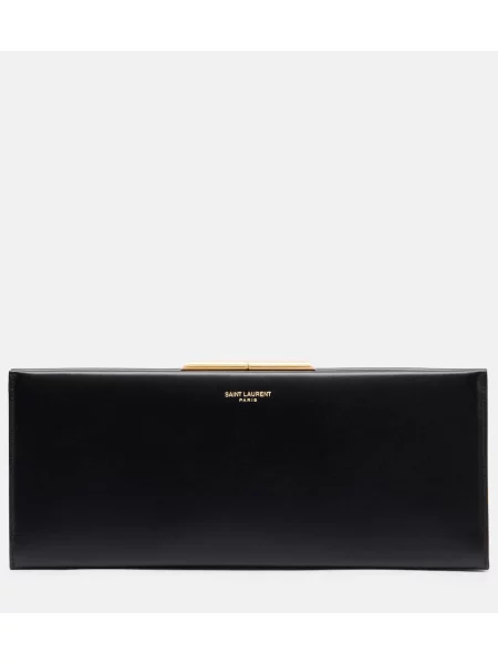 Geantă plic Saint Laurent din piele negru