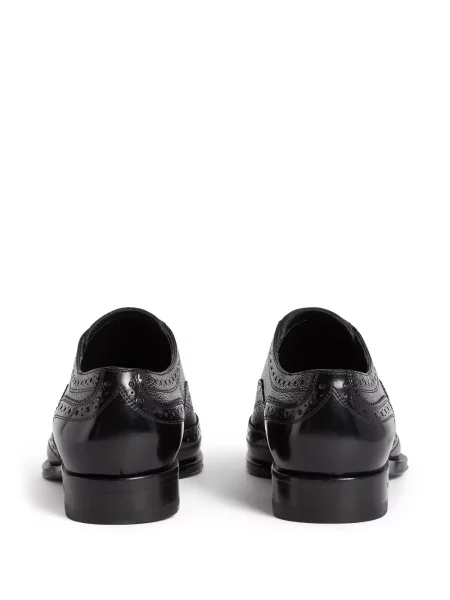Iš natūralios odos bateliai Dsquared2 juoda