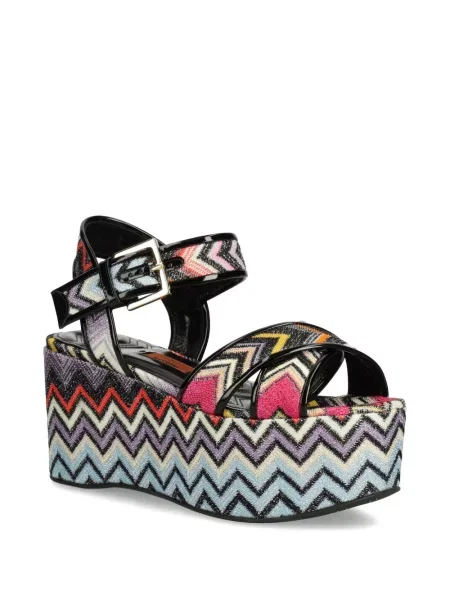 Sandale Missoni cu platformă negru