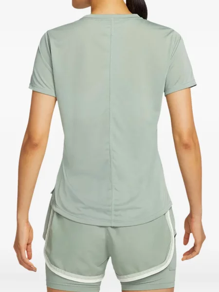 Koszulka Nike polarowa do biegania z nadrukiem szara