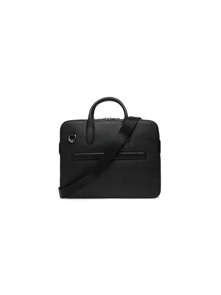 Tommy Hilfiger Torba za prenosnik Th Business Leather Computer Bag črna