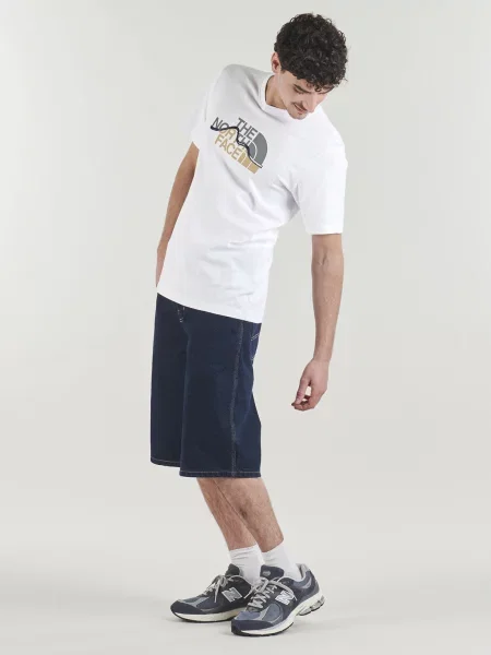 Tricou The North Face cu mâneci scurte alb