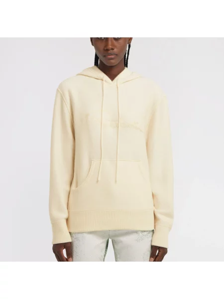 Bluza Roberto Cavalli z kaszmiru z logo beżowa