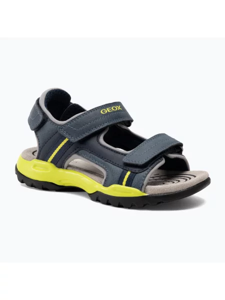 Junior szandál Geox Borealis avio/lime Borealis szürke