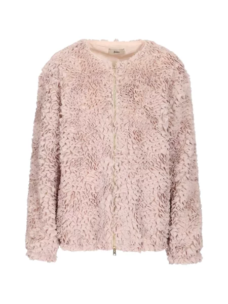 Geacă Herno cu volane roz