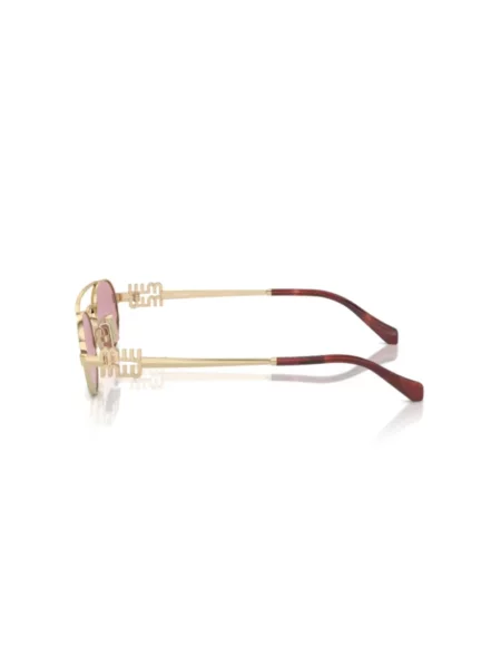 Okulary przeciwsłoneczne Miu Miu Eyewear biznesowe żółte