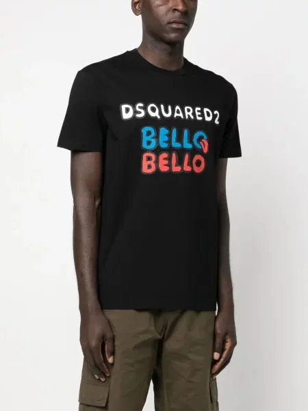 Tričko Dsquared2 čierna