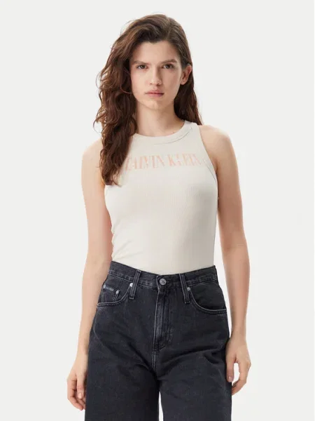 Top Calvin Klein Jeans maro