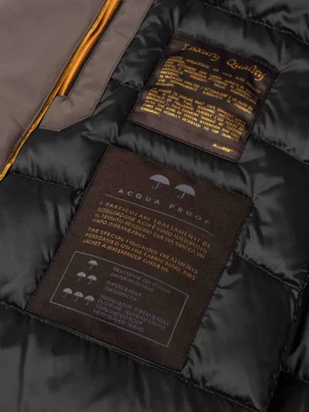 Geacă Moorer cu glugă maro