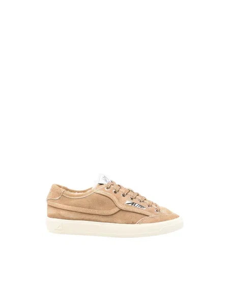 Sneakersy Autry brązowe