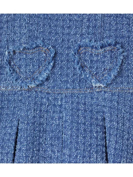 Gyerek denim ruha Self-portrait kék