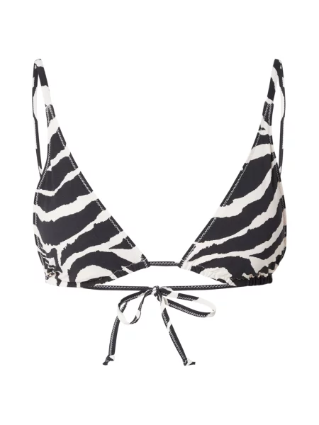 LOVE Stories Bikinový top JOLLY čierna biela