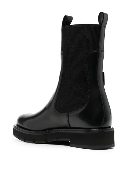 Kožené chelsea boots Salvatore Ferragamo černé