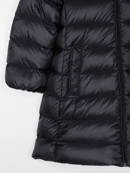 Kurtka puchowa dziecięca Moncler Enfant niebieska