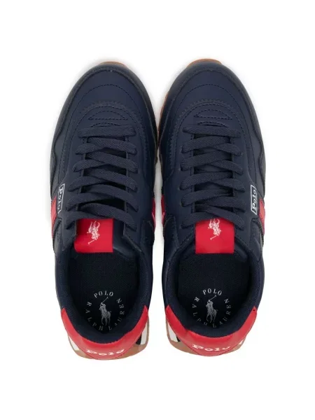 Sneakersy dziecięce Polo Ralph Lauren niebieskie
