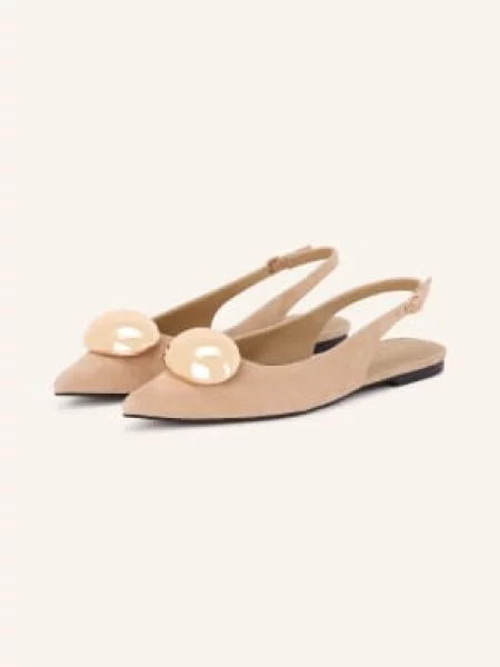 Jeffrey Campbell Baleriny Sling Tactful beige beżowe