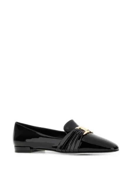 Pantofi loafer Ferragamo din piele de lac negru