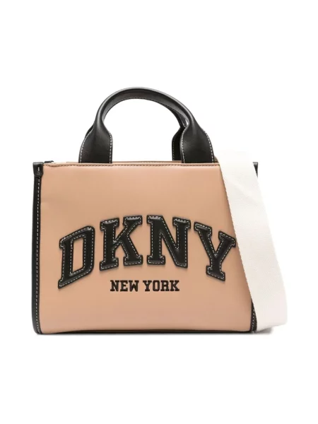 Shopperka Dkny beżowa