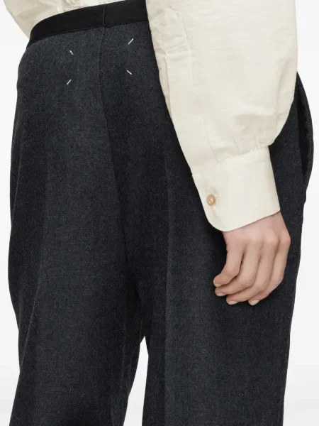 Вълнени панталон Maison Margiela сиво