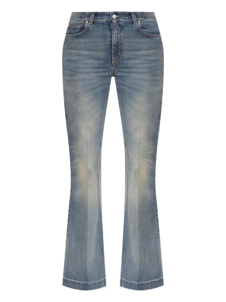 Blugi evazați Alexander Mcqueen albastru