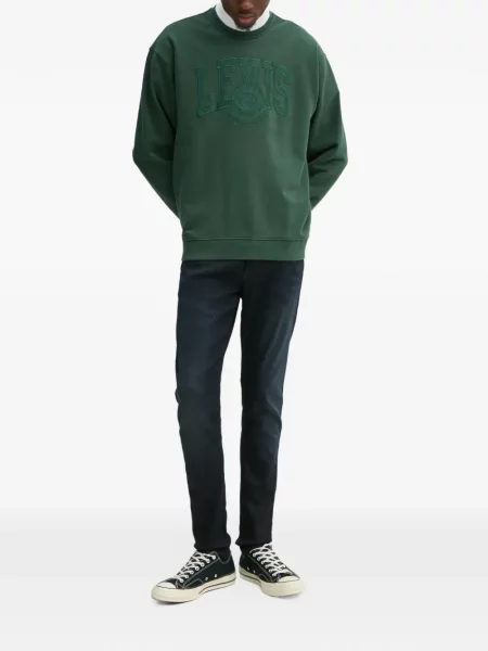 Pulover Levi's® cu autograf cu cordon cu 5 buzunare alb