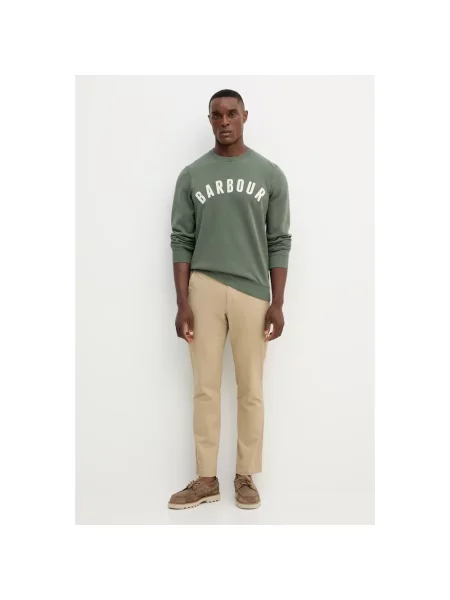 Bluza Barbour z logo zielona