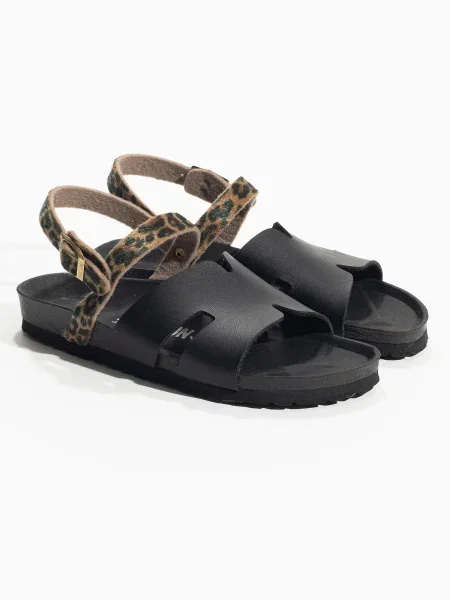 Bayton Sandale WARHOL maro / auriu negru