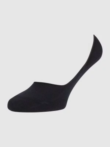 Skarpetki stopki z detalem z logo model ‘Step Medium Cut’ Falke granatowe