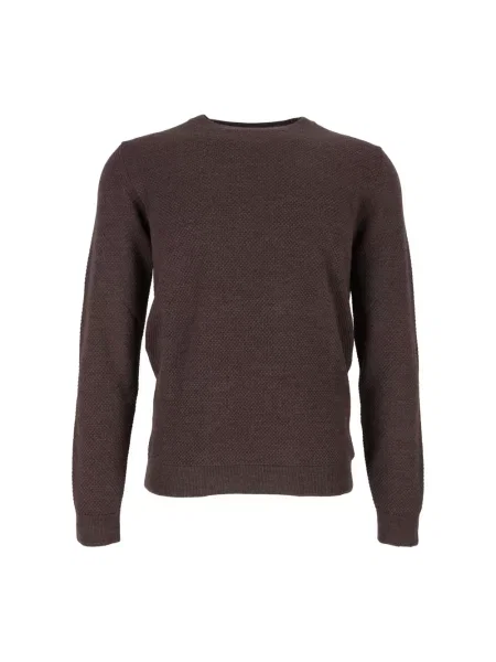 Dzianinowy sweter Slowear brązowy