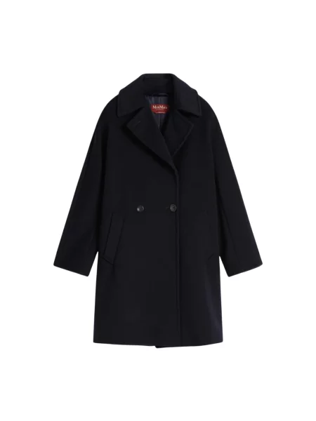Płaszcz Max Mara wełniany niebieski