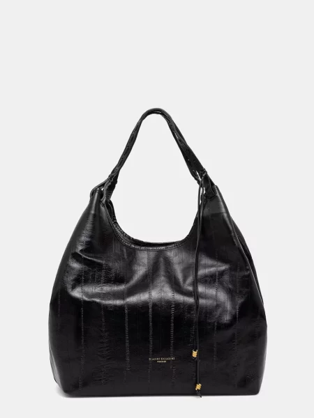 Geantă shopper Gianni Chiarini din piele negru