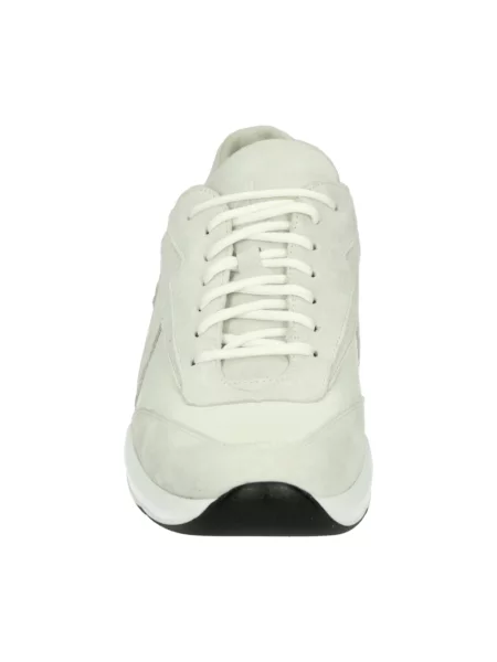 Sneakersy Durea zamszowe białe